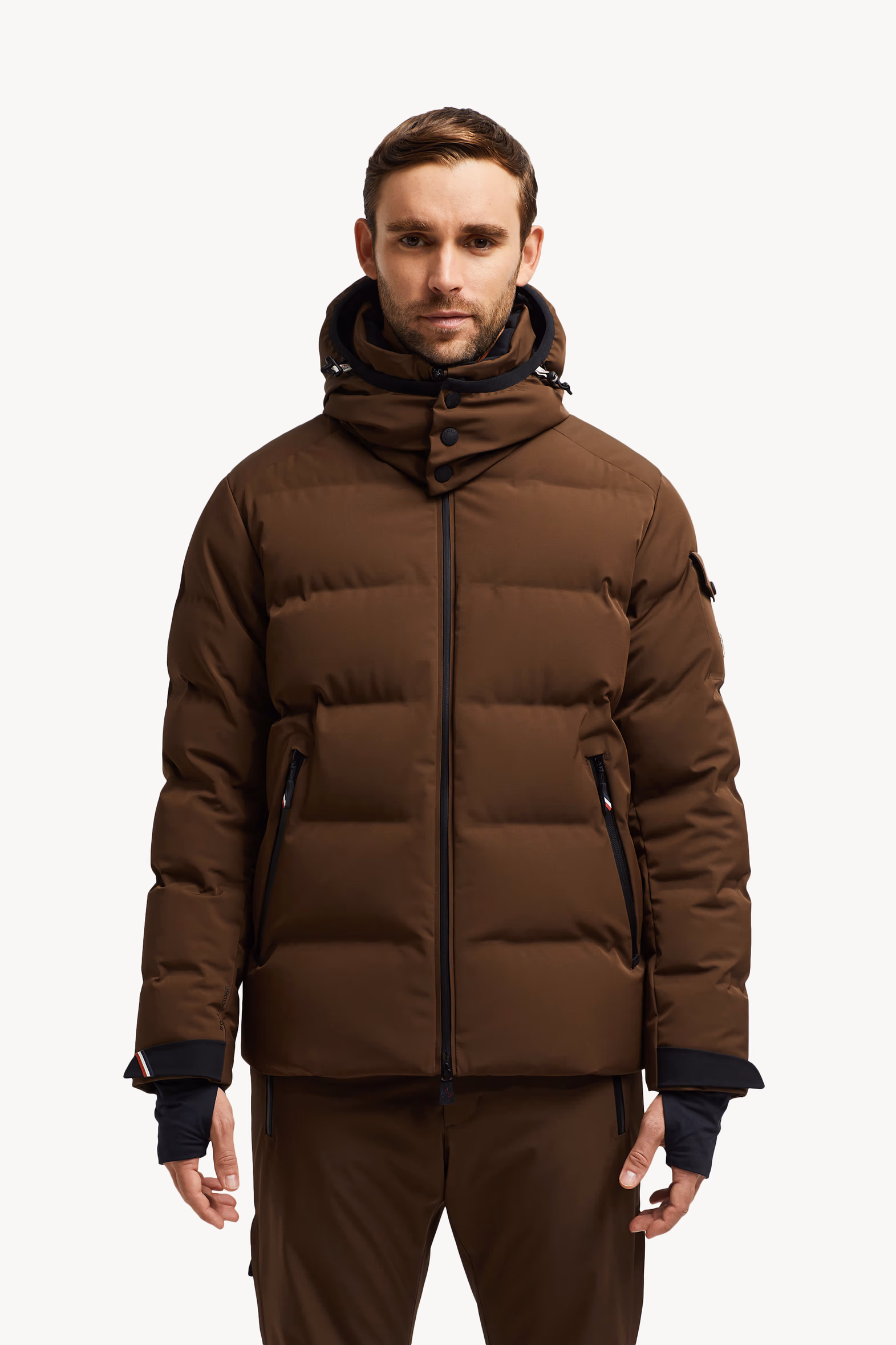 Montgetech Short Down Jacket Men Brown Moncler 3